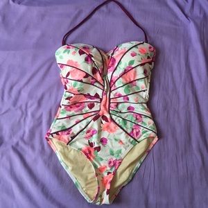 Betsey Johnson Prisoner of Love Swim Suit